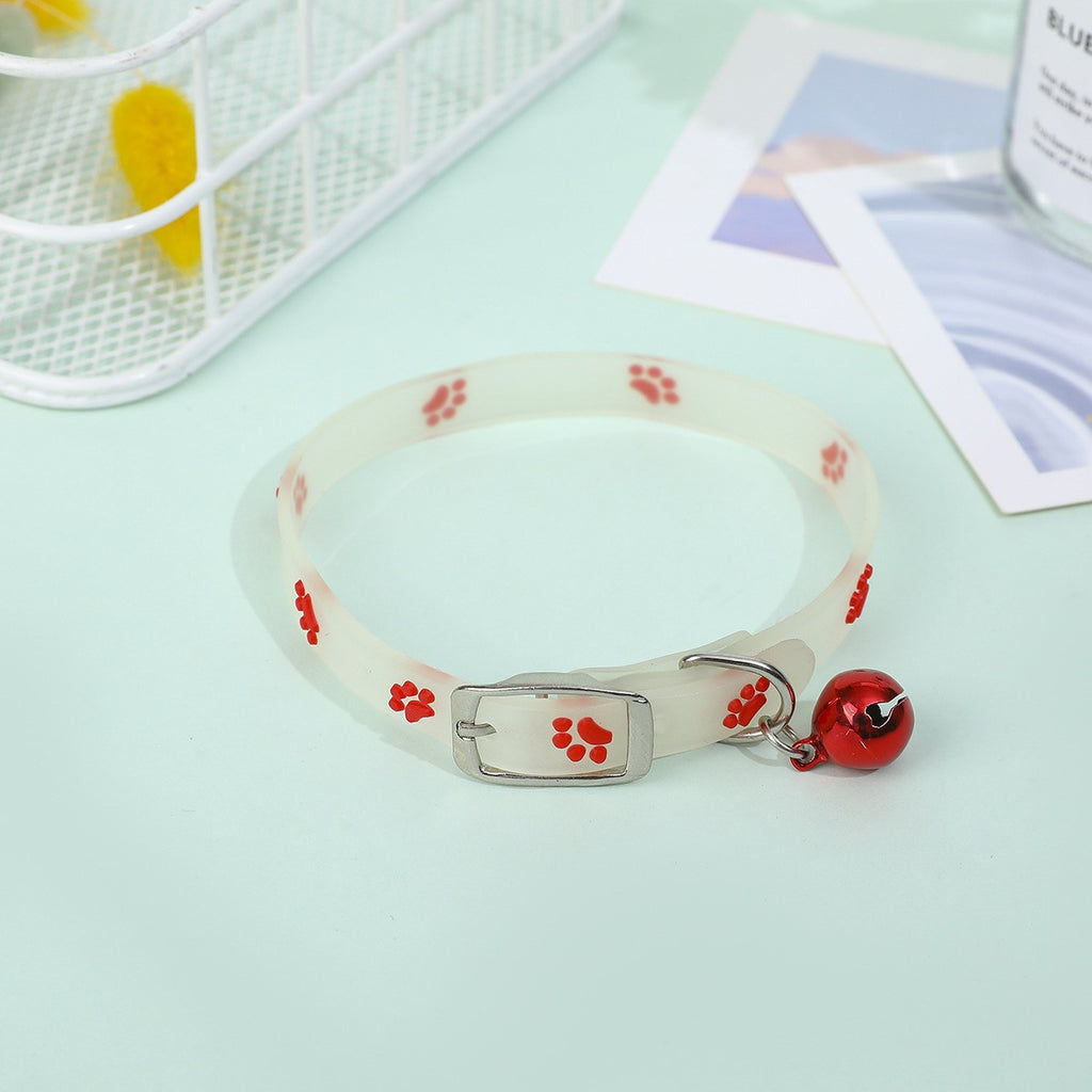 Coleira Luminescente com Guizo para Gatos