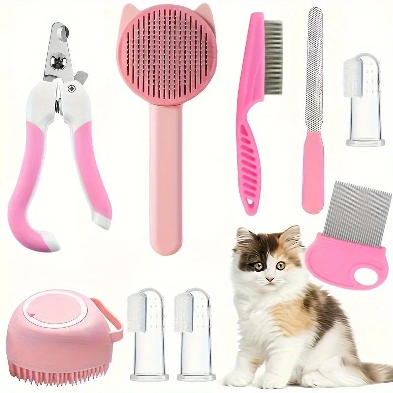 Kit de Higiene e Cuidados para Gatos